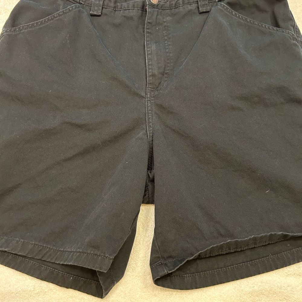 Lee Navy blue Flat Front Shorts Casual Style size 14
